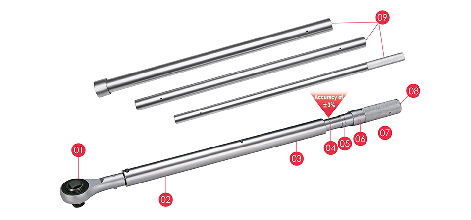 2500NM Torque Wrench