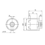 6-Teeth Wrench for Front Axle