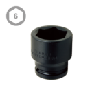 3/4″ Drive Impact Socket, SAE, Metric