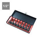 8PC 1/2″ Dr. Ribe Impact Bit Socket Set (78L)