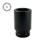 3/4″ Drive Deep Impact Socket, SAE, Metric