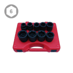 9PC 1″ Dr. Impact Socket Set