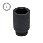 1″ Drive Deep Impact Socket, SAE, Metric, American Standard