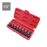 8PC 1/2″ Dr. Torx (Star) Impact Bit Socket Set (60L)