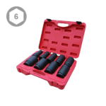 9PC 1″ Dr. Deep Impact Socket Set