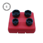 4PC 3/8″ Dr. Oil Filter Socket Set