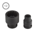 1/2″ Dr. 12 Point Impact Socket, European Standard