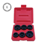 6PC 3/8″ Dr. Oil Filter Socket Set