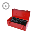 8PC 3/4″ Dr. Deep Impact Socket Set (Metal Box)