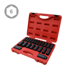 22PC 1/2″ Dr. Deep Impact Socket Set