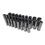 29PC 1/2″ Dr. Deep Master Impact Socket Set