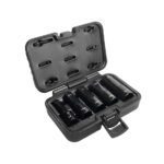 5PC 1/2″ Dr. Deep Thin Wall Flip Impact Socket Set