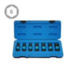 7PC 1/2″ Dr. Impact Universal Socket Set (SAE)