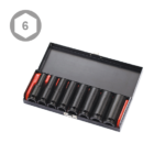 8PC 1/2″ Dr. Deep Impact Socket Set