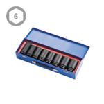 8PC 3/4″ Dr. Deep Impact Socket Set