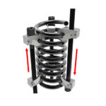 3PC Coil Spring Clamp Set (5/8″-11 UNC Canine x 300mmL)