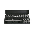 18PC 3/8″ Dr. Master Drain Plug Key Set (40mmL)