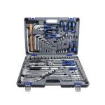 142pcs 1/4″ & 3/8″ & 1/2″ Dr. Socket Tool Set