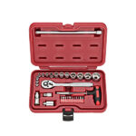 31pcs 1/4″ & 3/8″ Dr. Socket Tool Set