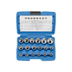 18pcs 3/8″ Dr. Spline Socket Set