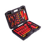 27pcs 3/8″ Dr. VDE 1000V Insulated Socket Tool Set