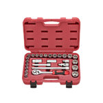 28pcs 1/2″ Dr. Socket Tool Set