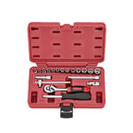 19pcs 1/4″ Dr. Socket Tool Set