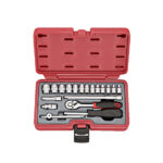 19pcs 1/4″ Dr. Socket Tool Set