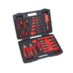 26pcs 3/8″ Dr. VDE 1000V Insulated Socket Tool Set