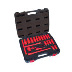 21pcs 3/8″ Dr. VDE 1000V Insulated Socket Tool Set