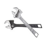 12″ One Piece Strong Adjustable Wrench with Hammer