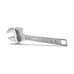 12″ One Piece Strong Adjustable Wrench with Hammer