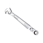 8″ Quick Spring-Loaded Crowfoot Wrench + 13mm Flex Ratchet Ring Wrench