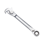 8″ Quick Spring-Loaded Crowfoot Wrench + 13mm Ratchet Ring Wrench