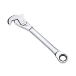 10″ Quick Spring-Loaded Crowfoot Wrench + 19mm Ratchet Ring Wrench