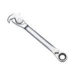 10″ Quick Spring-Loaded Crowfoot Wrench + 19mm Ratchet Ring Wrench