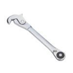 10″ Quick Spring-Loaded Crowfoot Wrench + 1/2″ Dr. Adapter Ratchet Wrench