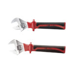 6″-12″ VDE Insulated PP with TPR Grip Adjustable Wrench