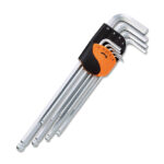 Rotating Type-Ball Point Hex Key Set (Short / Long / Extra Long)