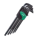 Rotating Type-Ball Point Hex Key Set (Short / Long / Extra Long)