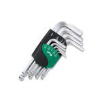 Rotating Type-Ball Point Hex Key Set (Short / Long / Extra Long)