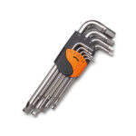 Rotating Type-Stainless Ball Point Hex Key Set (Long / Extra Long)