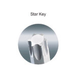 Clamshell Type- Long Arm Star (Torx) Key Set