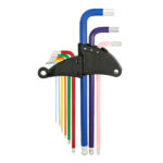 Rainbow Powder Coating-Extra Long Ball Point Hex Key Set