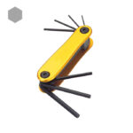 7pcs Aluminum Folding Hex Key Set