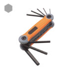 Bi-Material Folding Hex Key Set