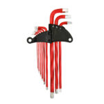 Extra Long Arm Powder Coating Twisted Hex Key Set