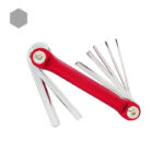 7pcs Aluminum Holder Folding Hex Key Set