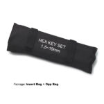 Rotating Type-Short Arm Hex Key Set (Folding Bag)