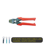 Ratchet Type Crimping Tool with Anti-Slip Handle